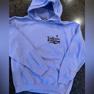 Post Malone Bleeding Live Tour Hoodie Periwinkle Blue / Purple sz. Medium